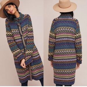 Aldo Martins Oslo Sweater Coat Wool Blend Button Down Pockets Size Medium